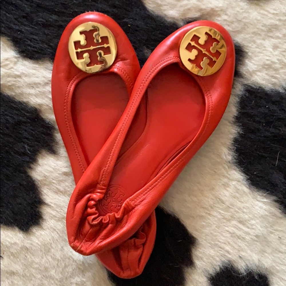 Tori Burch Leather Flats